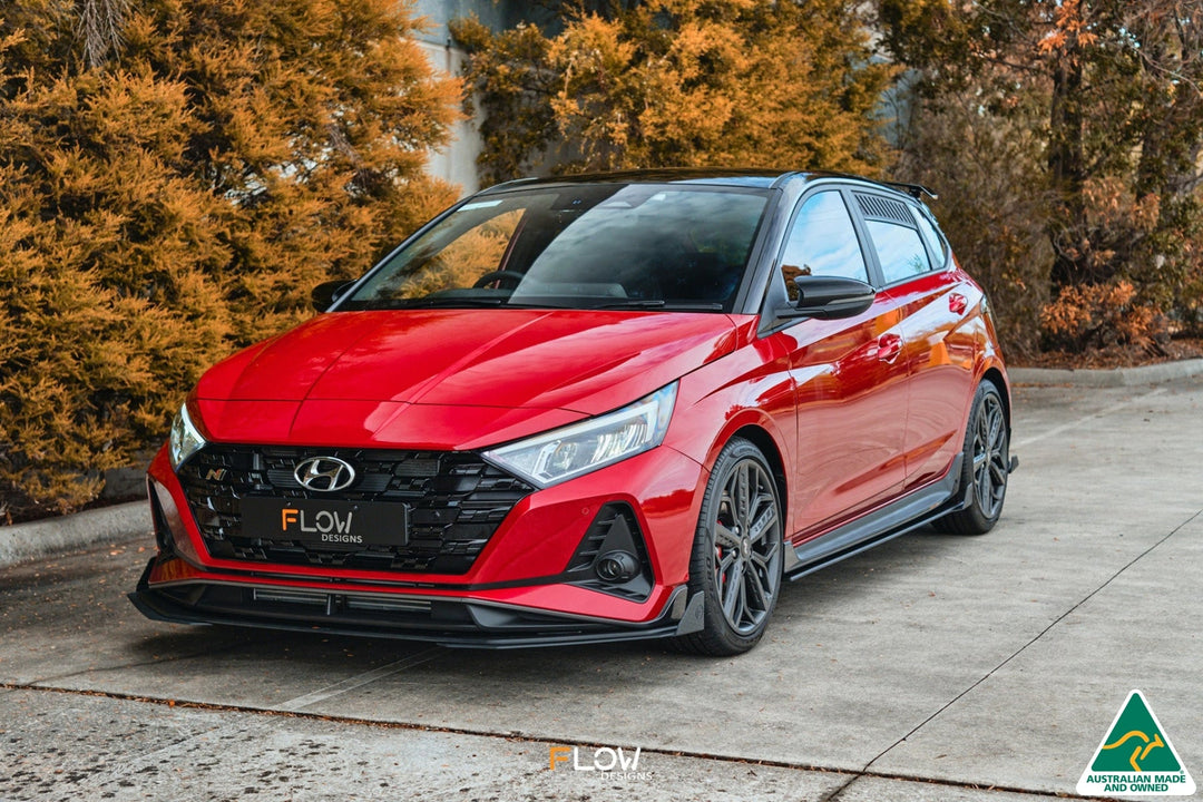 i20 N BC3 Front Lip Splitter Winglets (Pair) - Image 8 by Flow Design