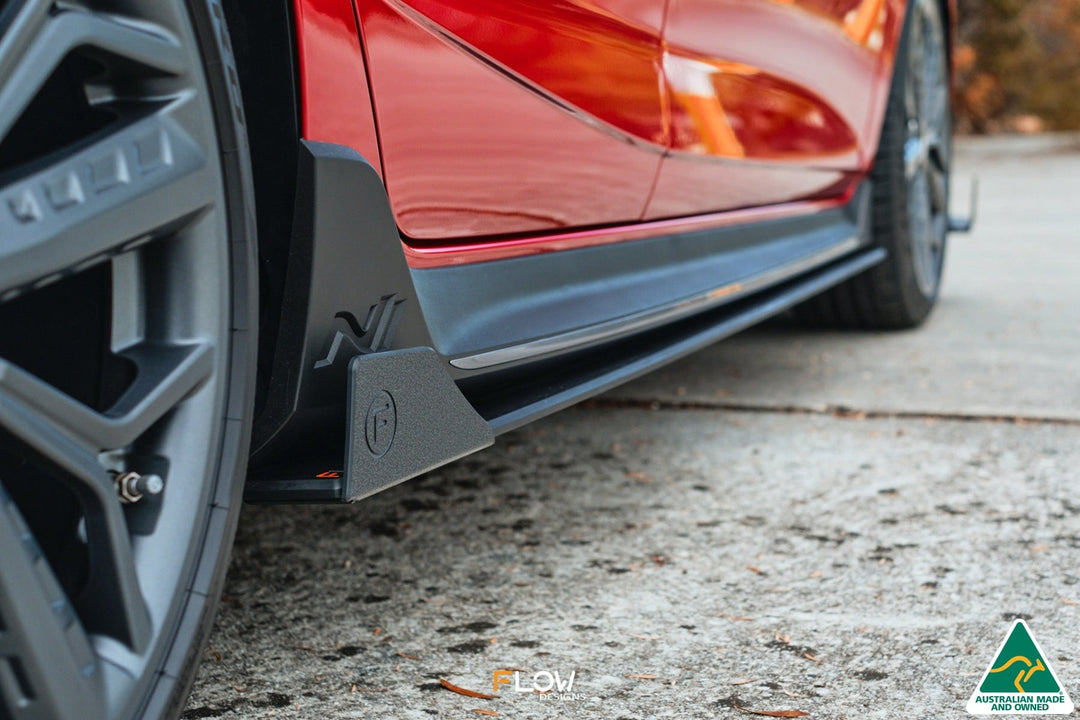i20 N BC3 Side Skirt Splitter Winglets (Pair) - Image 4 by Flow Design
