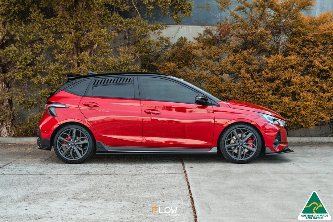 i20 N BC3 Side Skirt Splitters (Pair) - Image 8 by Flow Design