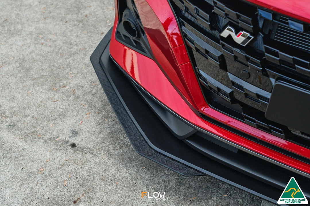 i20 N BC3 Front Lip Splitter Extensions (Pair) - Image 2 by Flow Design