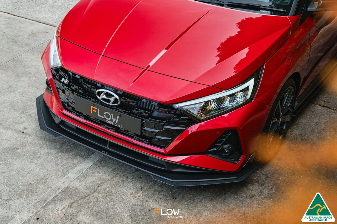 i20 N BC3 Front Lip Splitter Extensions (Pair) - Image 4 by Flow Design