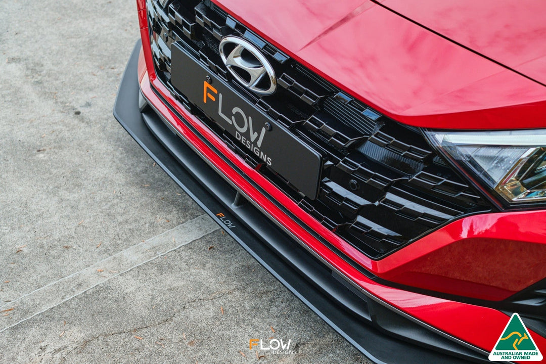 i20 N BC3 Front Lip Splitter & Mounting Brackets - Image 1 by Flow Design