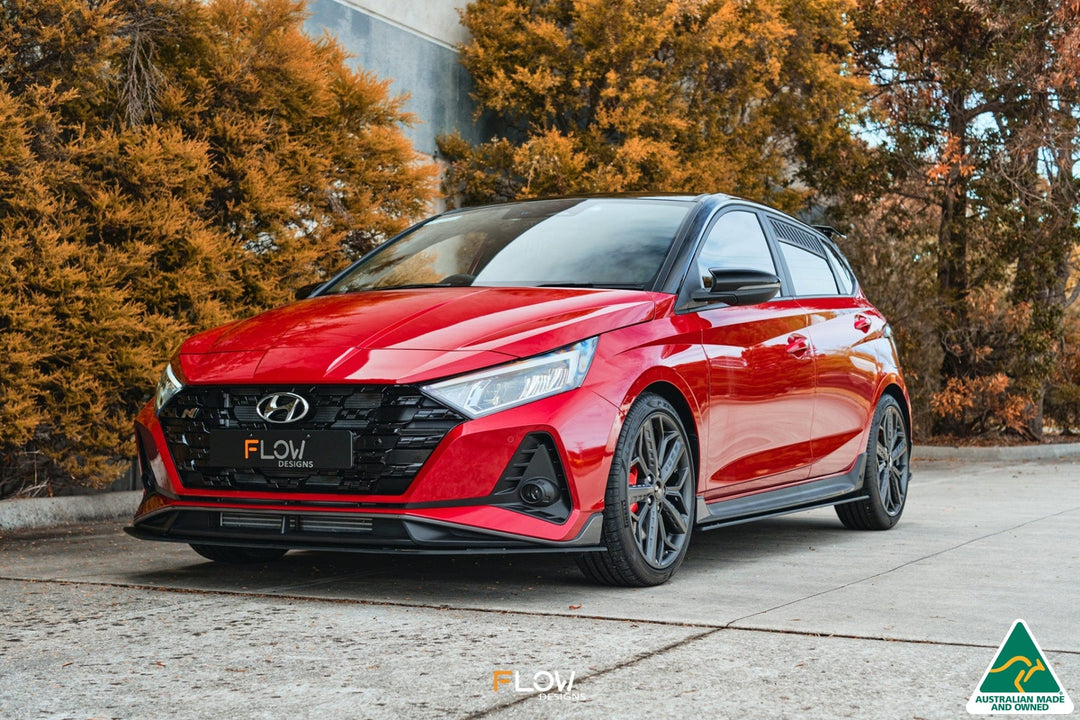 i20 N BC3 Front Lip Splitter & Mounting Brackets - Image 5 by Flow Design