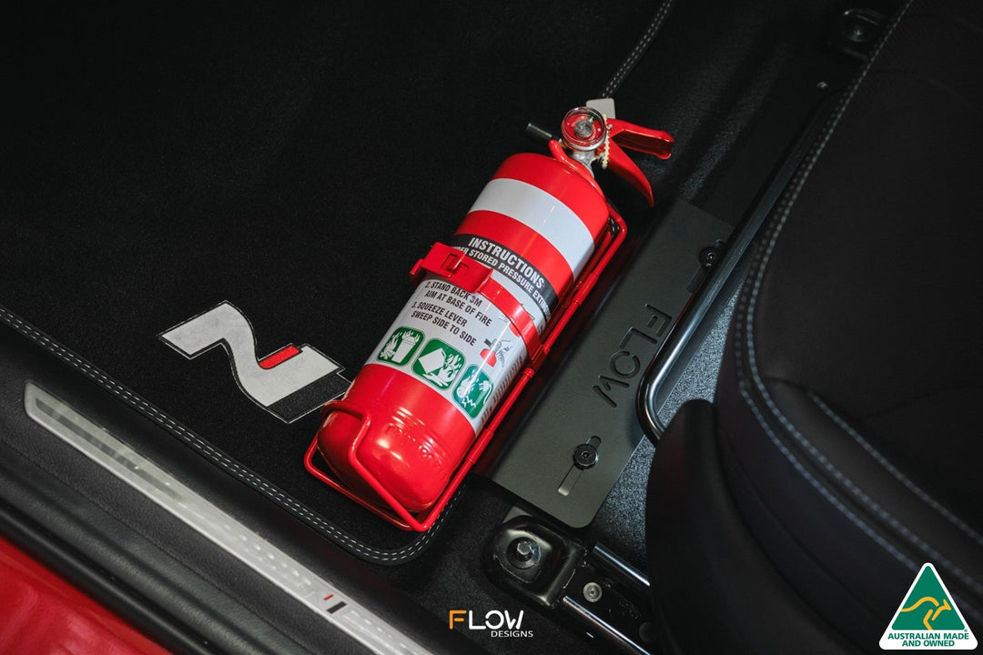 i20 N BC3 Adjustable Fire Extinguisher Bracket/Mount - Image 6 by Flow Design