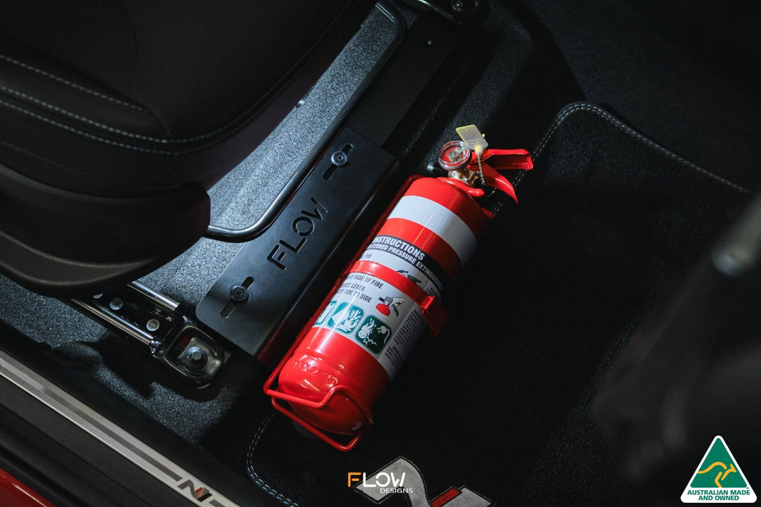 i20 N BC3 Adjustable Fire Extinguisher Bracket/Mount - Image 8 by Flow Design