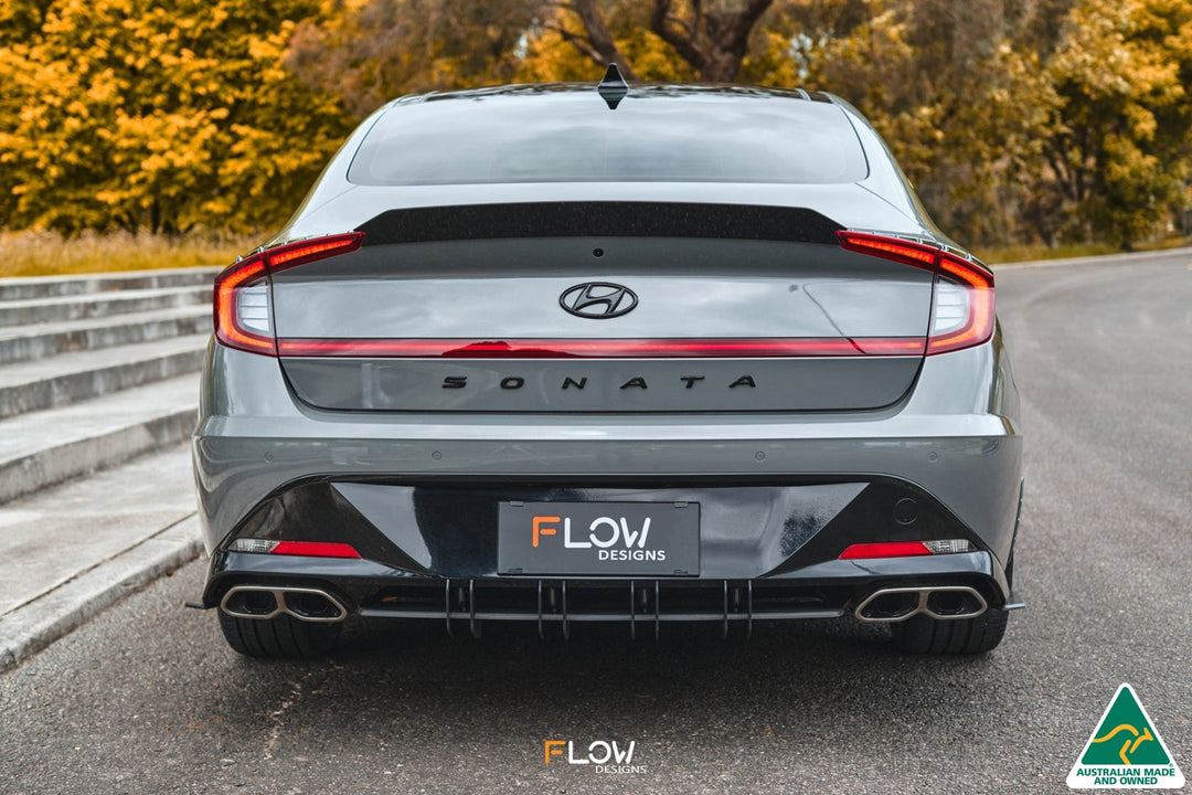 DN8 Sonata N Line 2020-2023 Rear Spoiler Extension - Image 8 by Flow Design