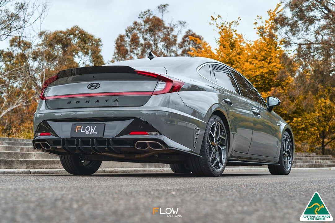 DN8 Sonata N Line 2020-2023 Rear Spoiler Extension - Image 10 by Flow Design