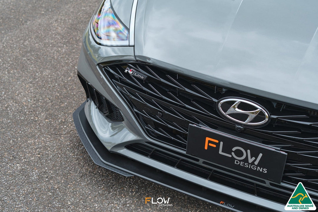 DN8 Sonata N Line 2020+ Front Lip Splitter Extensions (Pair) - Image 4 by Flow Design