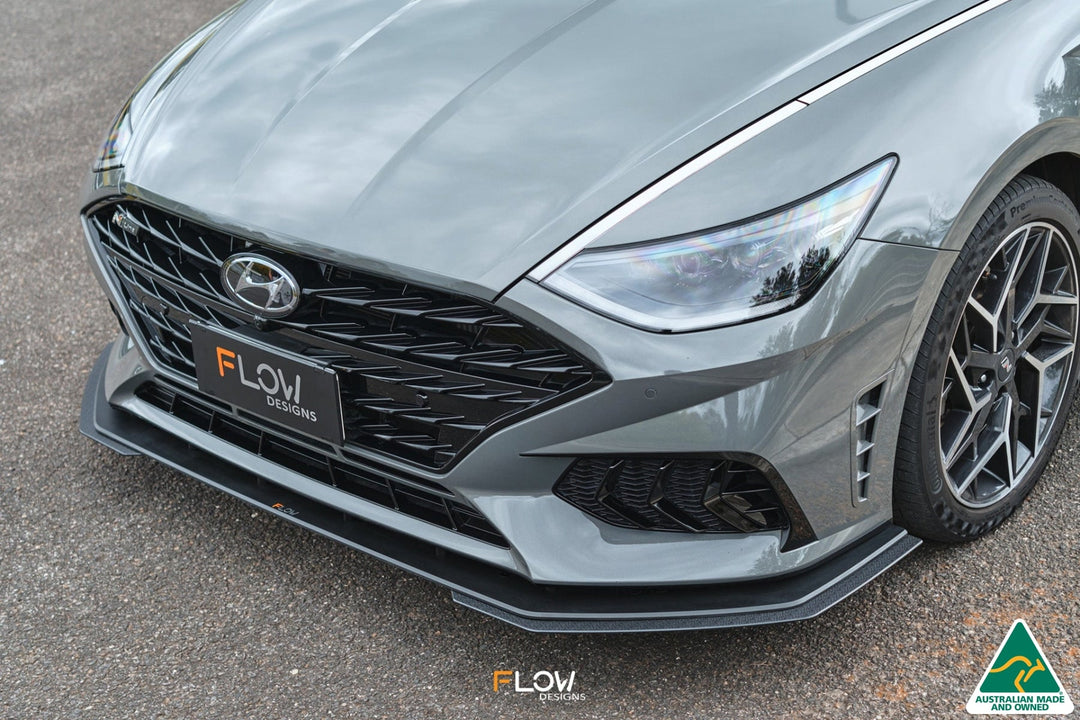 DN8 Sonata N Line 2020+ Front Lip Splitter Extensions (Pair) - Image 6 by Flow Design