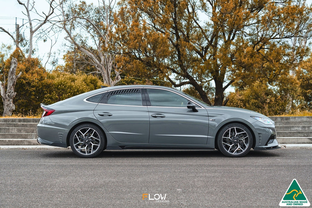 DN8 Sonata N Line 2020+ Side Skirt Splitters (Pair) - Image 8 by Flow Design