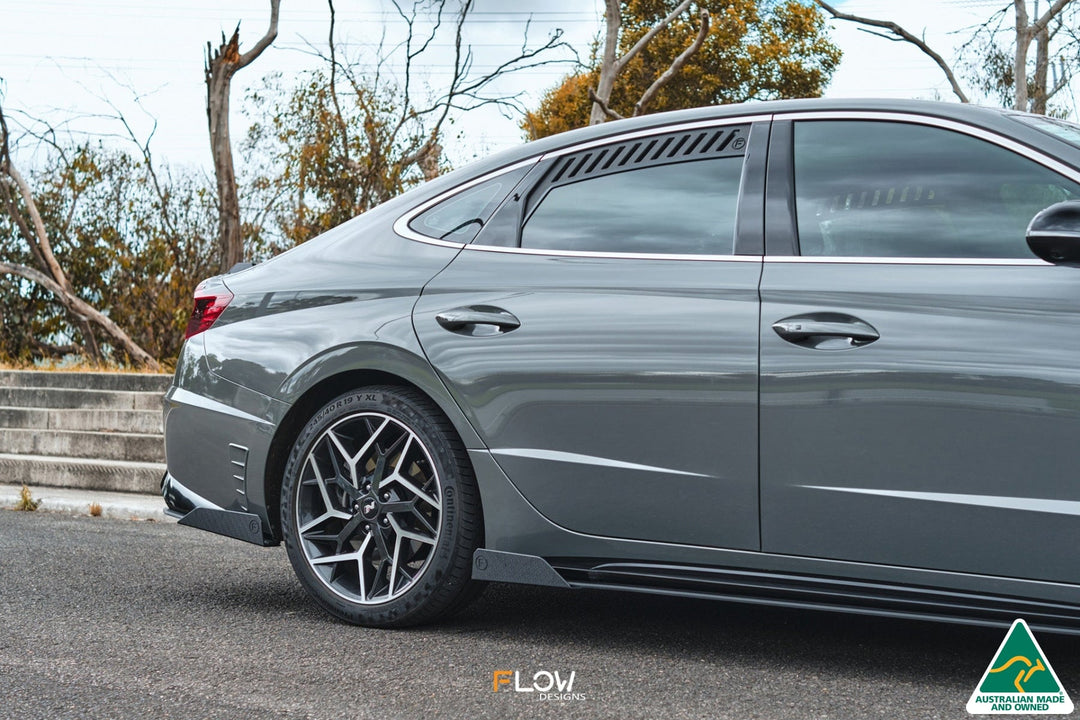 DN8 Sonata N Line 2020+ Rear Window Vents (Pair) - Image 8 by Flow Design