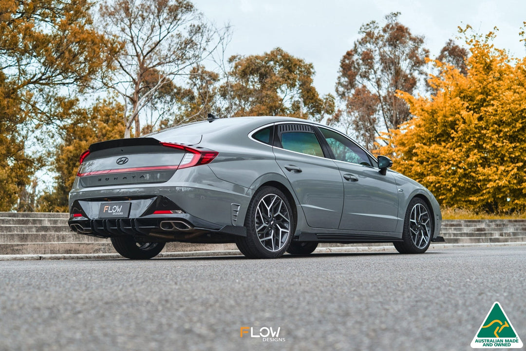 DN8 Sonata N Line 2020+ Rear Window Vents (Pair) - Image 12 by Flow Design