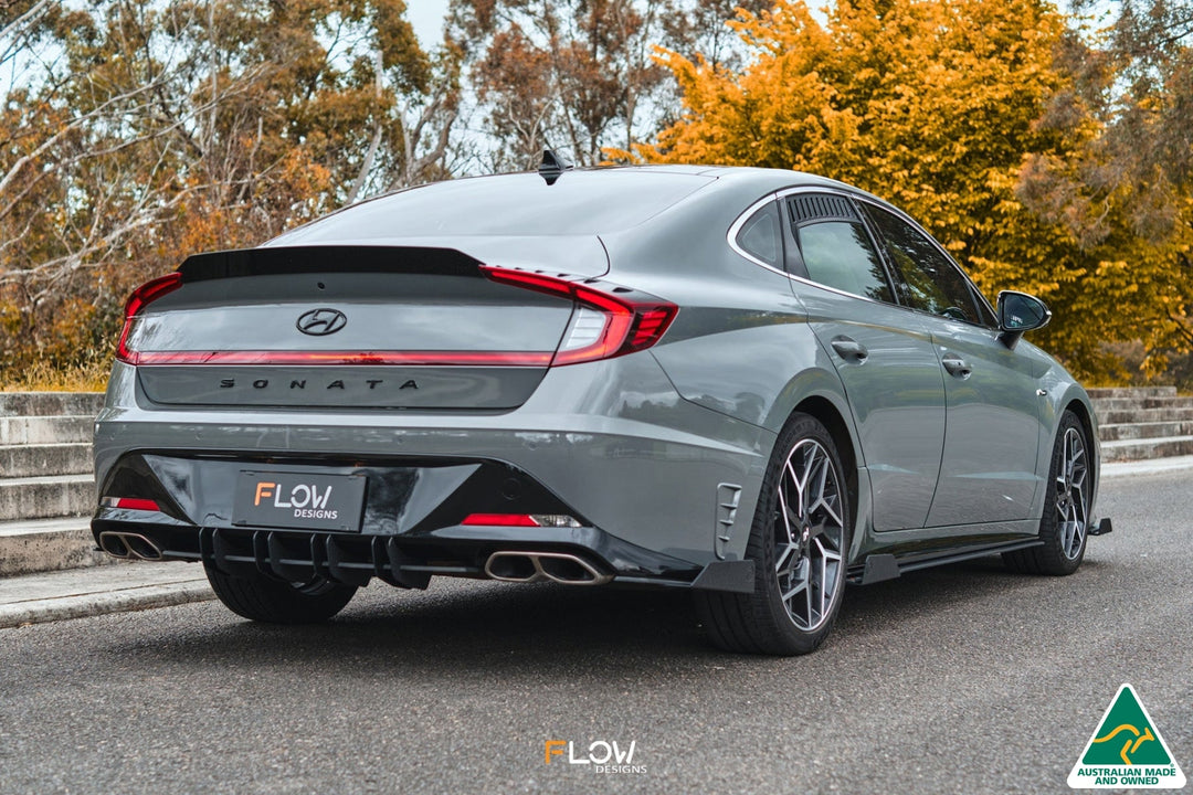 DN8 Sonata N Line 2020+ Side Skirt Splitter Winglets (Pair) - Image 8 by Flow Design