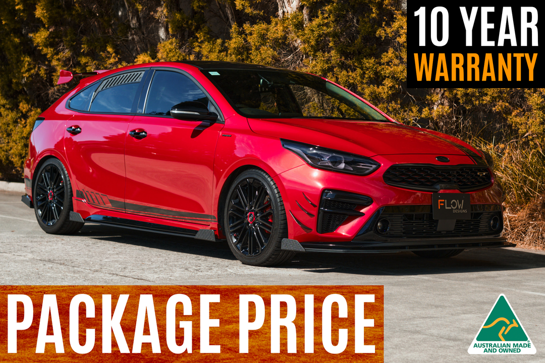 Cerato GT Hatch PFL Full Lip Splitter Set - Image 1 by Flow Design