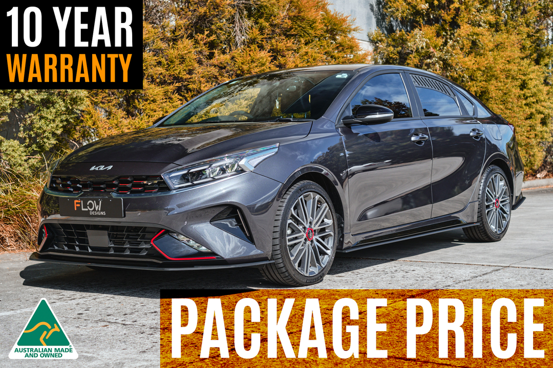Cerato GT Sedan FL Full Lip Splitter Set - Image 1 by Flow Design