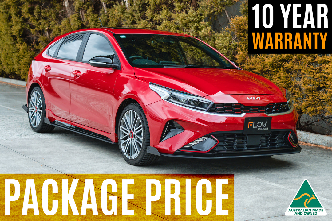 Cerato GT Hatch Facelift Full Lip Splitter Set - Image 1 by Flow Design