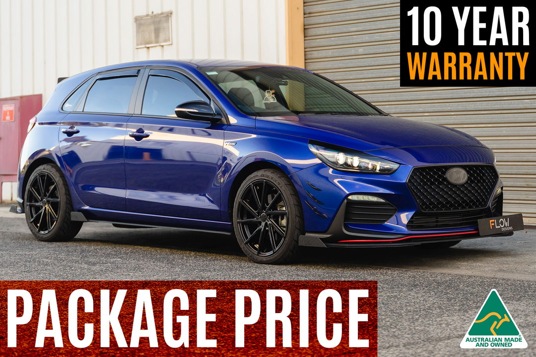 i30 N Line Hatch PD (2018-Current) Full Splitter Lip Set - Image 1 by Flow Design