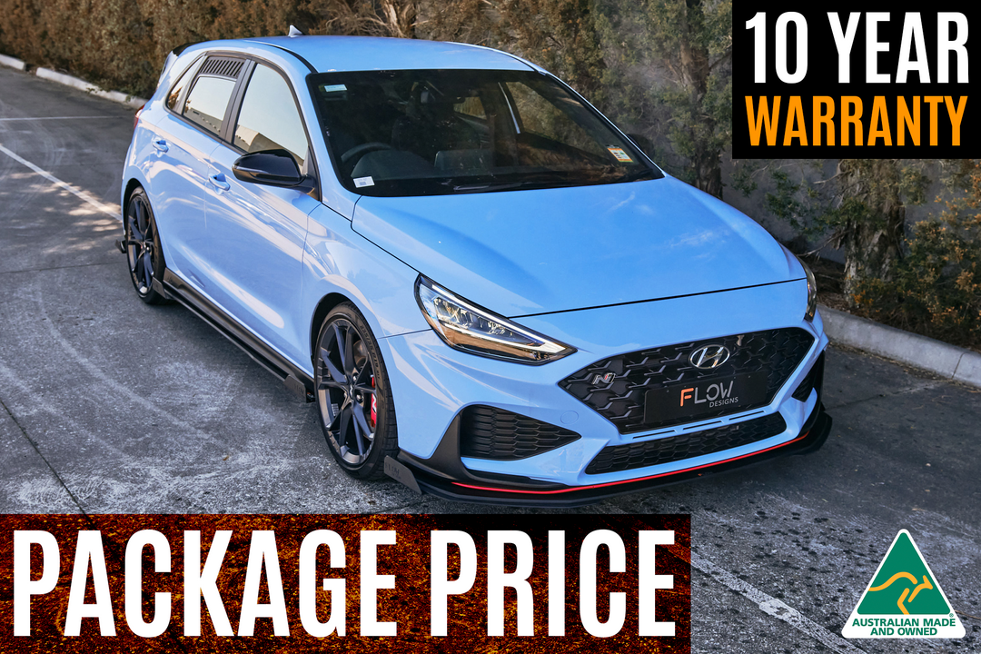 i30N Hatch PD FL 2021 Full Lip Splitter Set - Image 1 by Flow Design