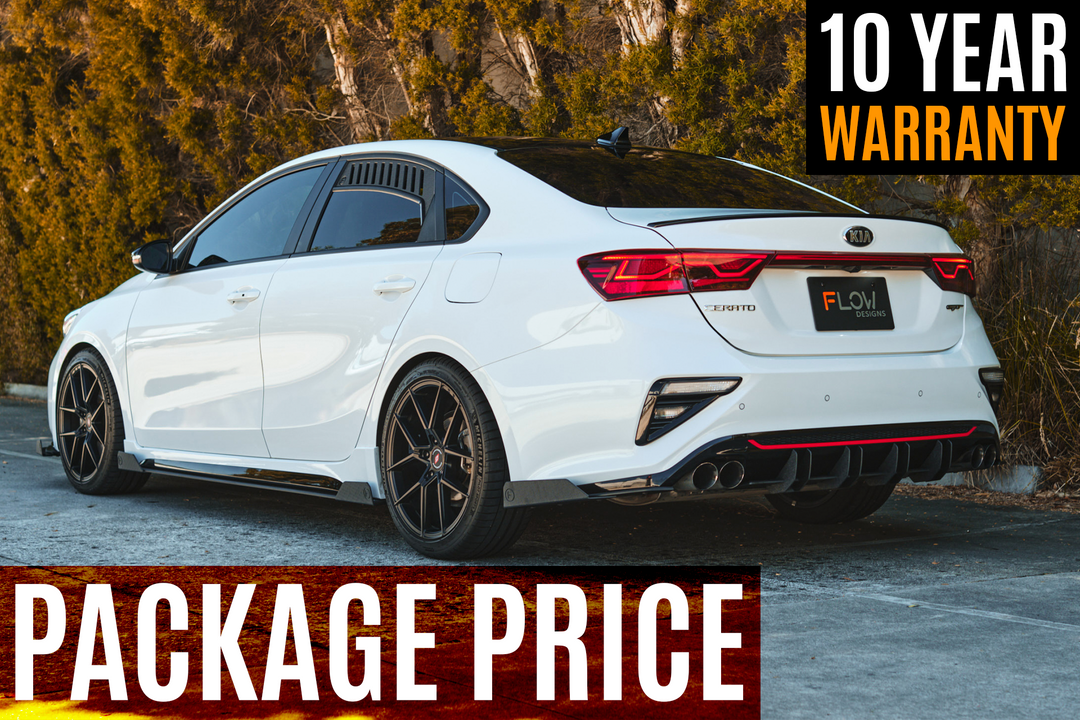 Cerato GT Sedan PFL Full Lip Splitter Set - Image 1 by Flow Design