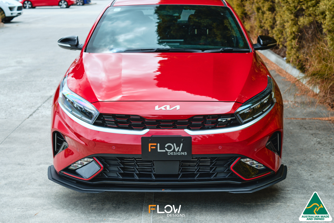 Cerato GT Facelift Front Lip Splitter & Mounting Brace - Image 4 by Flow Design