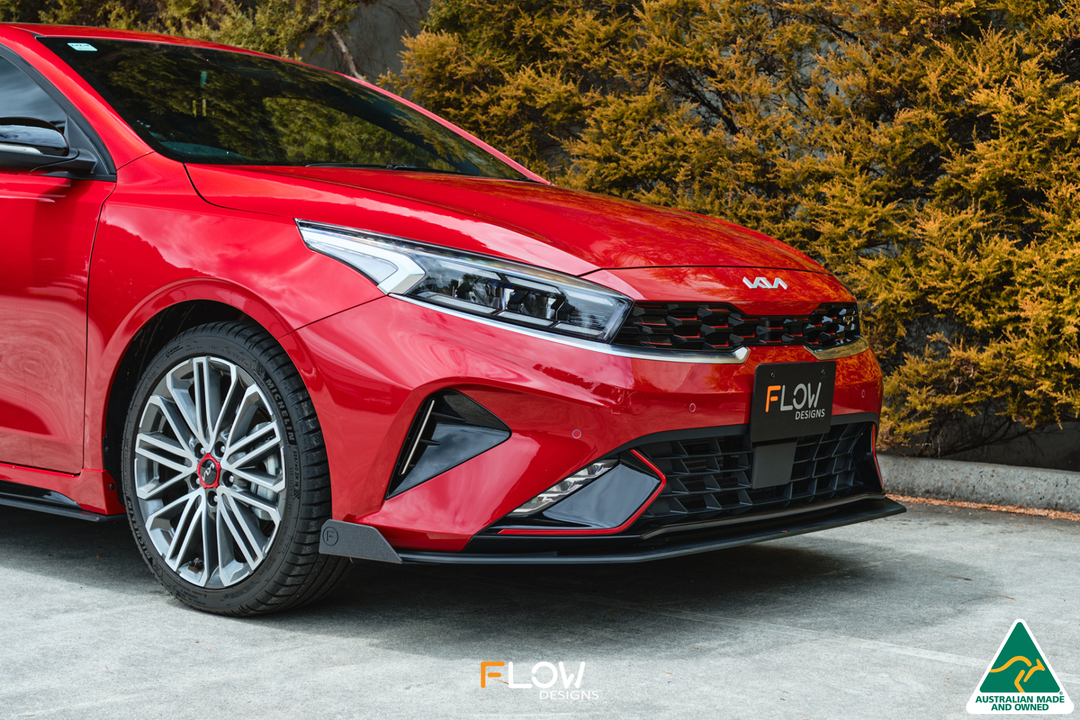 Cerato GT Facelift Front Lip Splitter & Mounting Brace - Image 6 by Flow Design