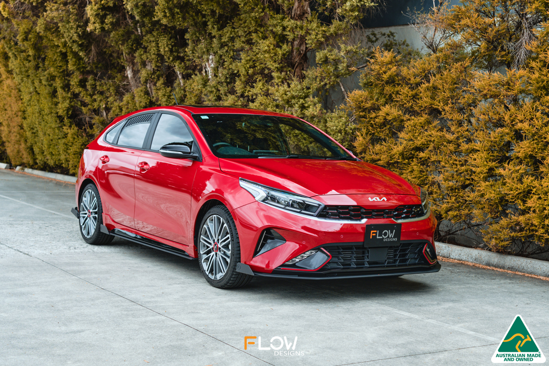 Cerato GT Facelift Front Lip Splitter Winglets (Pair) - Image 6 by Flow Design
