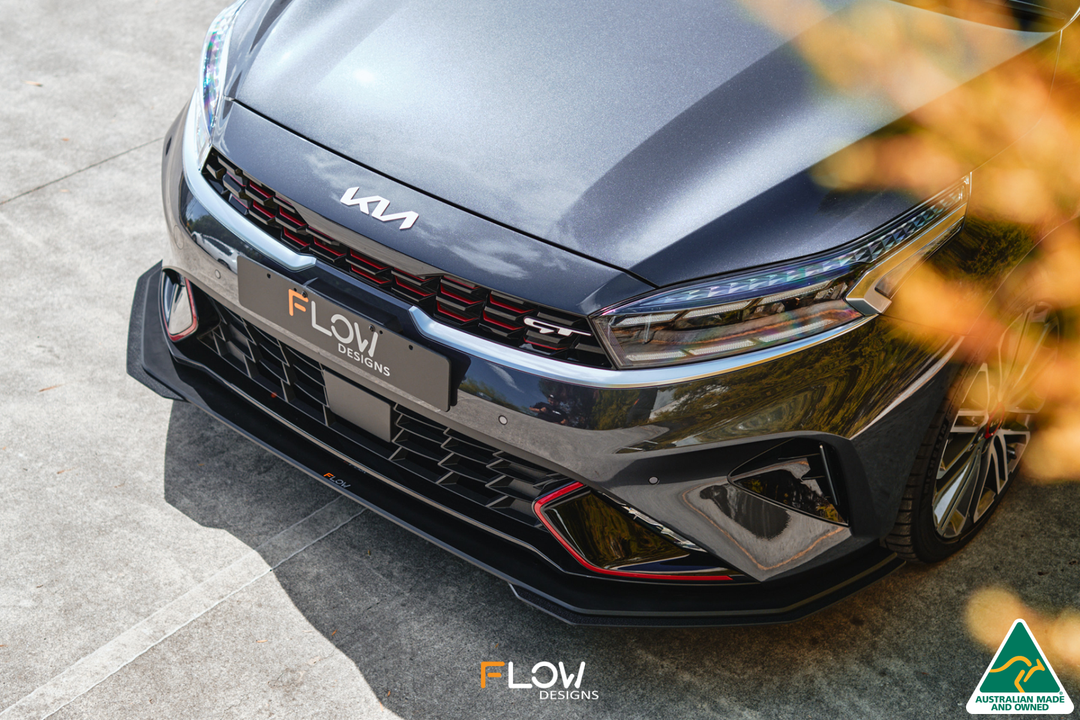 Cerato GT FL Front Lip Splitter Extensions (Pair) - Image 4 by Flow Design