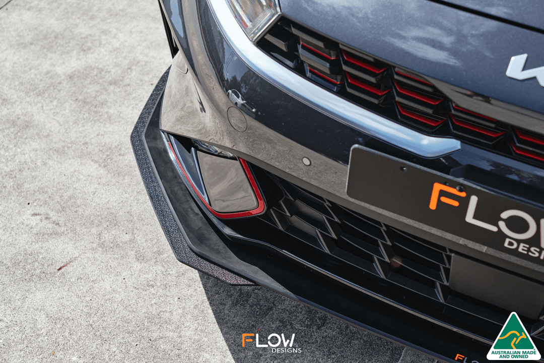 Cerato GT FL Front Lip Splitter Extensions (Pair) - Image 2 by Flow Design