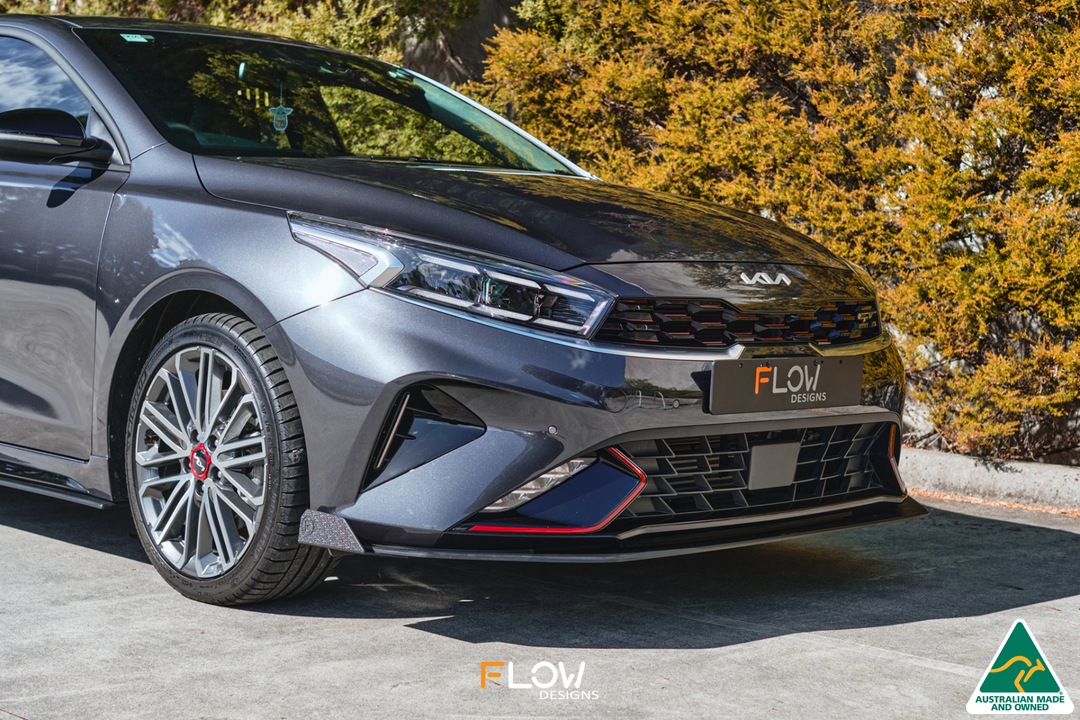 Cerato GT FL Front Lip Splitter & Mounting Brace - Image 6 by Flow Design