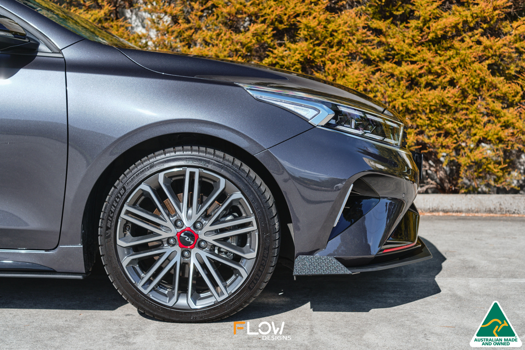 Cerato GT FL Front Lip Splitter Winglets (Pair) - Image 4 by Flow Design