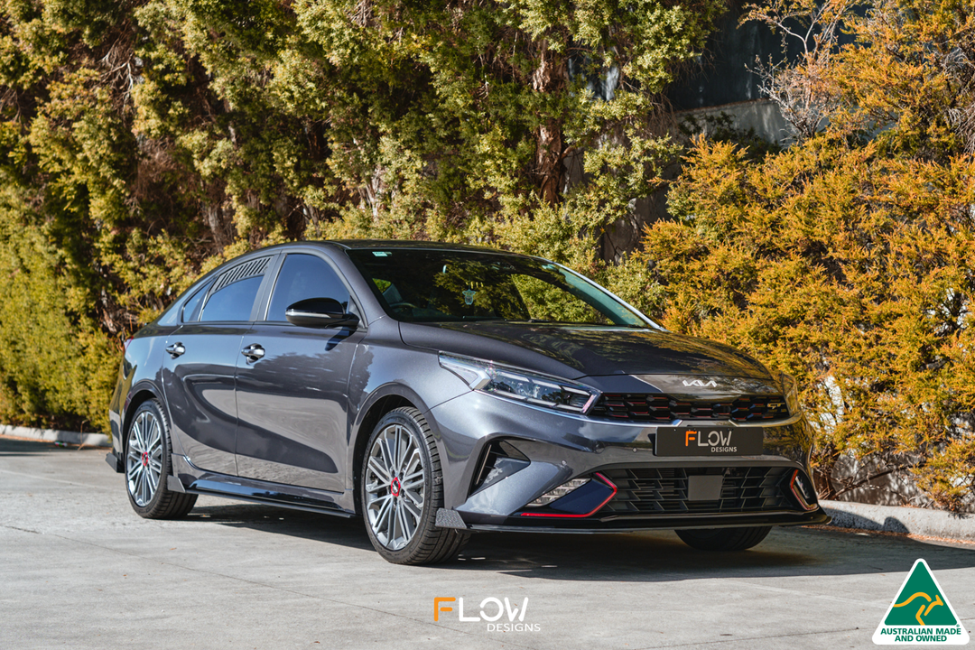 Cerato GT FL Front Lip Splitter & Mounting Brace - Image 8 by Flow Design