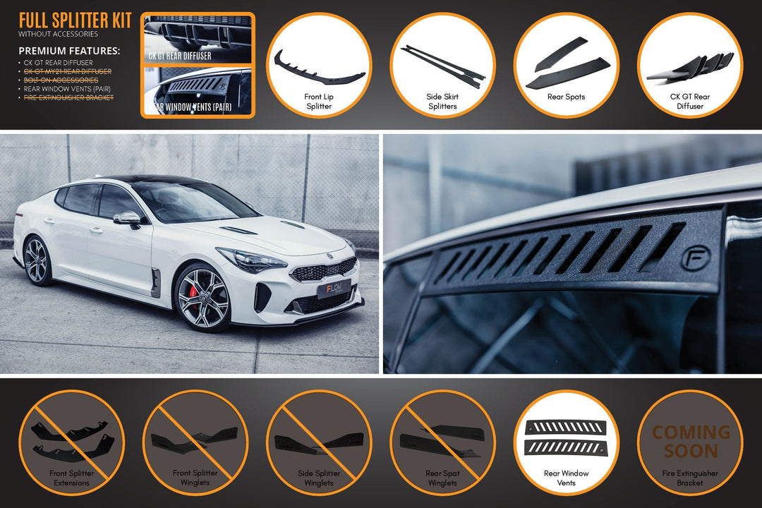 Stinger CK GT Full Lip Splitter Set - Image 3 by Flow Design