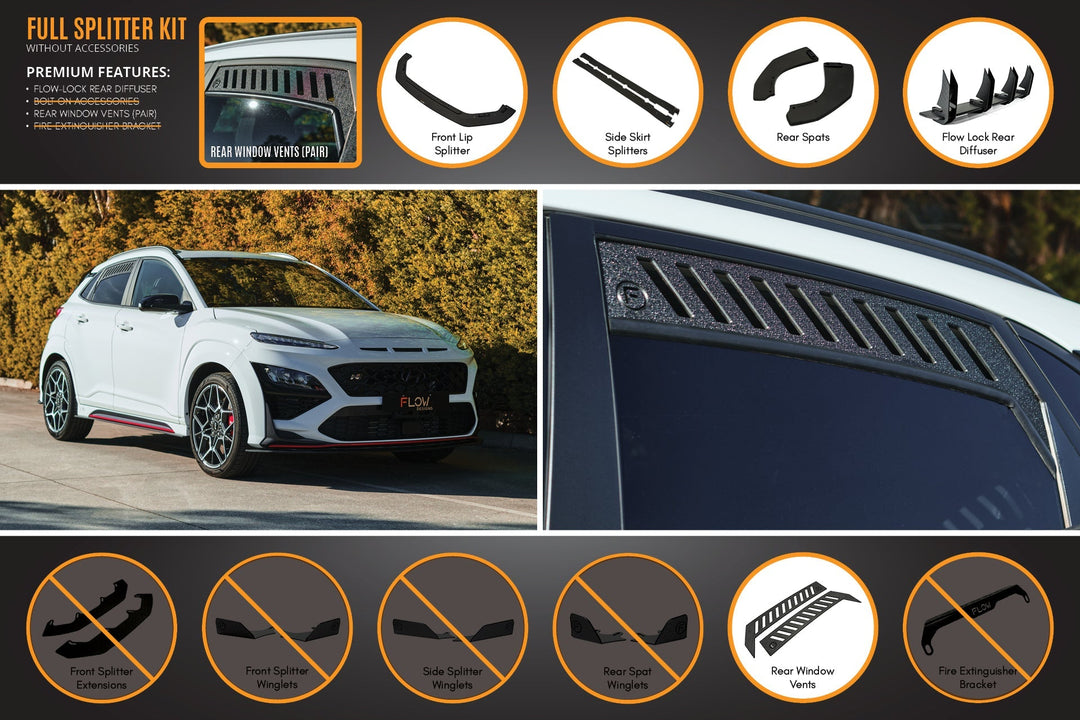 Kona N Full Lip Splitter Set - Image 3 by Flow Design