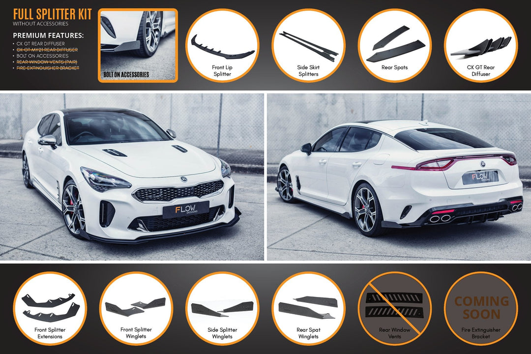 Stinger CK GT Full Lip Splitter Set - Image 4 by Flow Design
