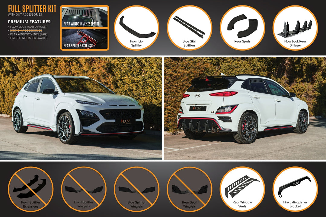Kona N Full Lip Splitter Set - Image 5 by Flow Design