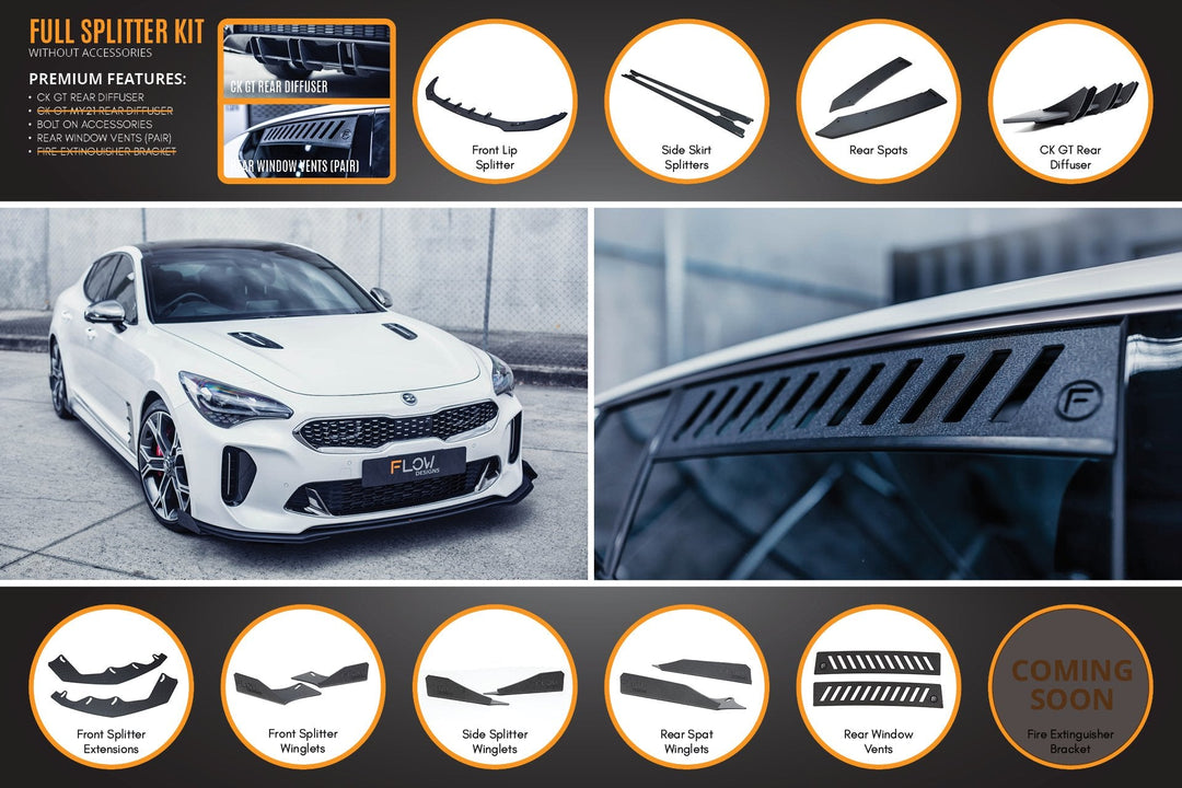 Stinger CK GT Full Lip Splitter Set - Image 5 by Flow Design
