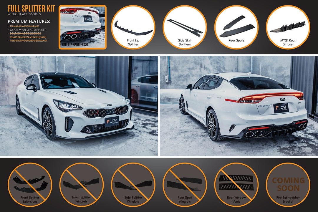 Stinger CK GT Full Lip Splitter Set - Image 6 by Flow Design