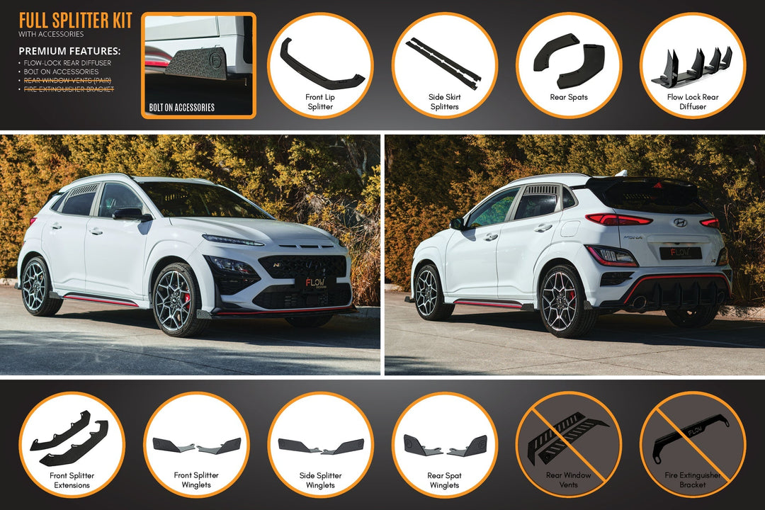 Kona N Full Lip Splitter Set - Image 6 by Flow Design