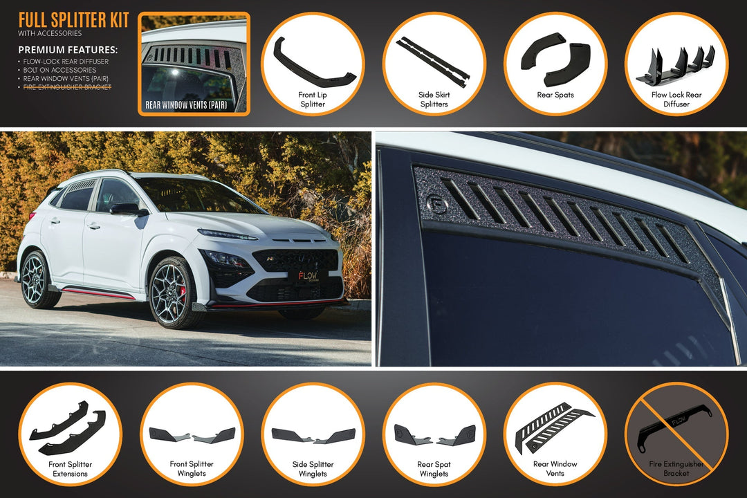 Kona N Full Lip Splitter Set - Image 7 by Flow Design