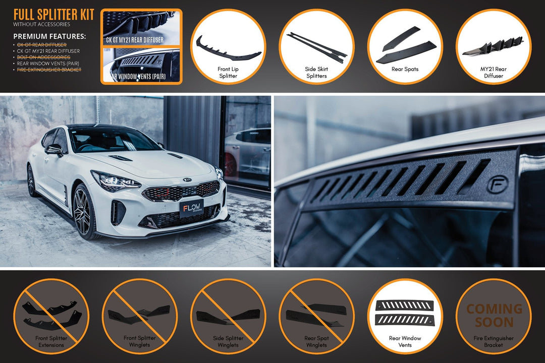 Stinger CK GT Full Lip Splitter Set - Image 7 by Flow Design