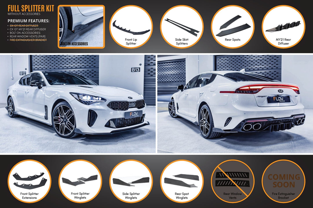 Stinger CK GT Full Lip Splitter Set - Image 8 by Flow Design