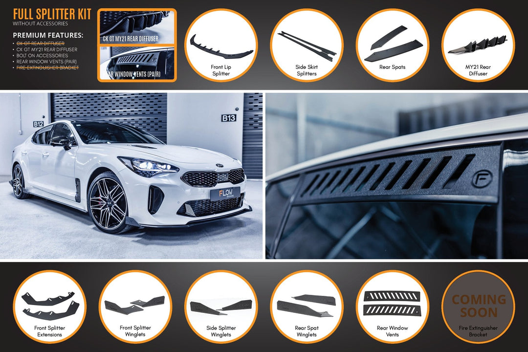 Stinger CK GT Full Lip Splitter Set - Image 9 by Flow Design