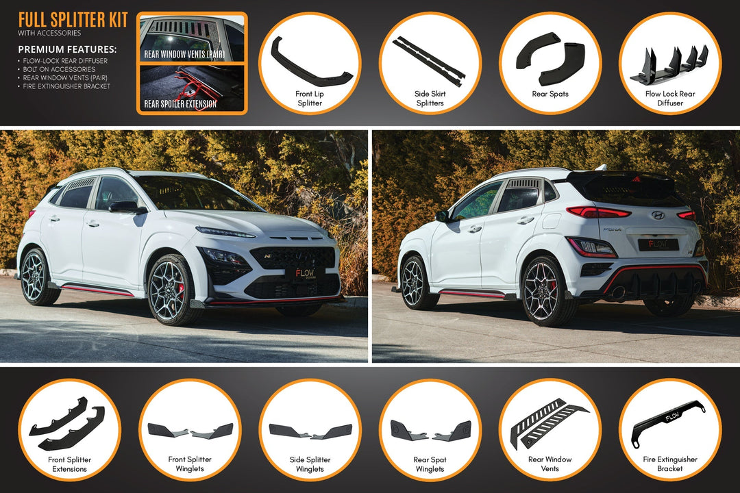 Kona N Full Lip Splitter Set - Image 9 by Flow Design