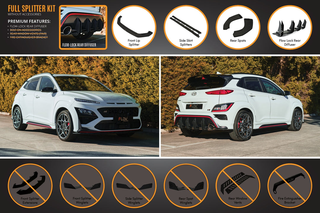 Kona N Full Lip Splitter Set - Image 2 by Flow Design