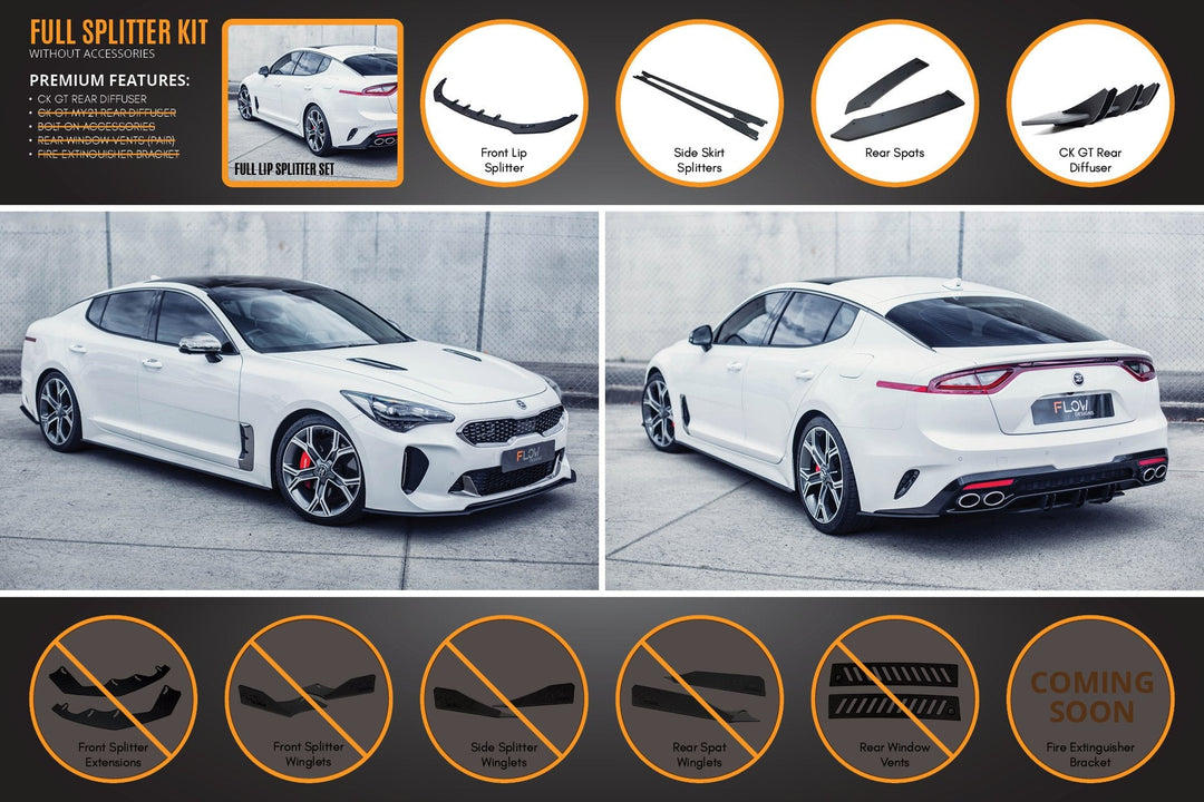 Stinger CK GT Full Lip Splitter Set - Image 2 by Flow Design