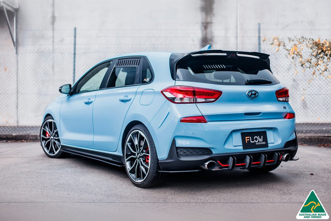 i30N Hatch PD Rear Spoiler Extension - Image 2 by Flow Design
