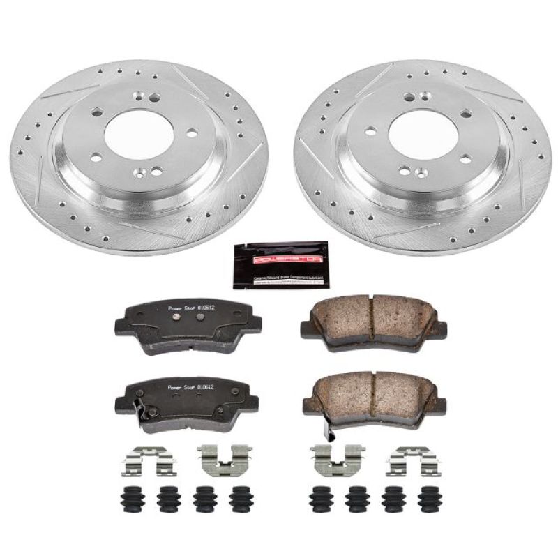 i30 (PD) - Rear Drilled & Slotted Brake Kit