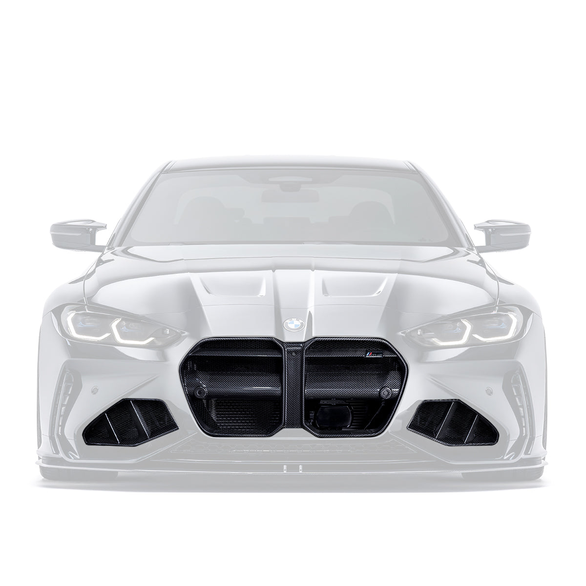BMW G8X M3/M4 Front Bumper Carbon Fiber Grille & Duct Vents