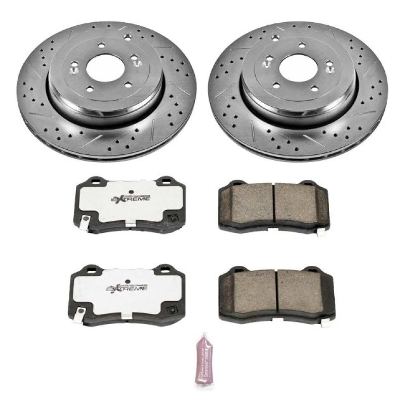 Genesis Coupe (BK) - Rear Drilled & Slotted Brake Kit