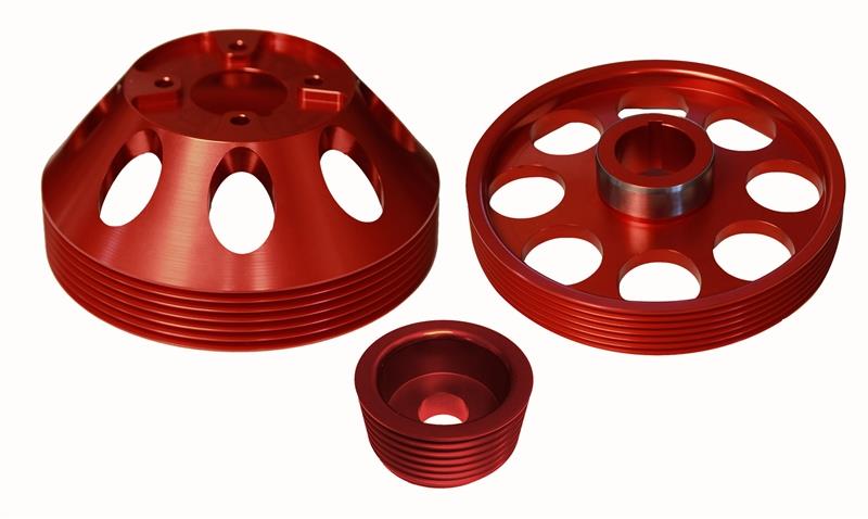 Genesis Coupe (BK) 3.8 - Lightweight Pulley Kit (Red)